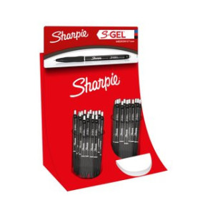 Rollers de tinta gel retráctiles BOLIGRAFO SHARPIE GEL 0.7 mm SURTIDO EXPOSITOR DE 72