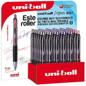 Rollers de tinta gel retráctiles BOLIGRAFO UNI BALL SIGNO MICRO 207 0