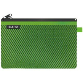 Dosieres sobre y bolsas cremallera BOLSITA  de VIAJE LEITZ WOW NYLON C/CREMALLERA 2 DPTOS. L (23x15) VERDE