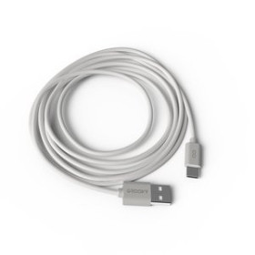 Cables de datos CABLE GROOVY USB - TYPE C ALTO RENDIMIENTO 2A BLANCO 2 m.