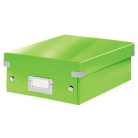 Cajas y contenedores de almacenamiento CAJA PARA ALMACENAMIENTO LEITZ CLICK&STORE ORGANIZADORA PEQUEÑA 220x100x285 mm VERDE