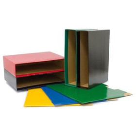 Archivadores de palanca (cajetines) CAJA para ARCHIVADOR GRAFOPLAS GRAFCOLOR Fº 86mm AMARILLO