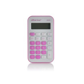 Calculadoras de bolsillo CALCULADORA de BOLSILLO OFFICE BOX 8 DIGITOS ROSA