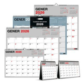 Calendarios murales y sobremesa CALENDARIO (2026) CATALAN MIQUELRIUS BASIC ASSORTIMENT LOT DE 46