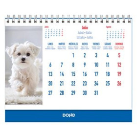 Calendarios murales y sobremesa CALENDARIO (2026) DOHE SOBREMESA IMAGENES MENSUAL PARA ESCRIBIR 150x210 PERROS
