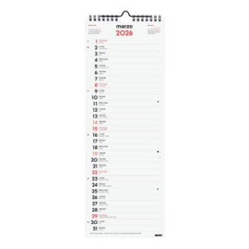 Calendarios murales y sobremesa CALENDARIO (2026) FINOCAM PARED MENSUAL PARA ESCRIBIR LARGO L 155x430