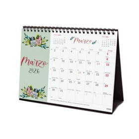 Calendarios murales y sobremesa CALENDARIO (2026) FINOCAM SOBREMESA IMAGENES MENSUAL PARA ESCRIBIR S 210x150 FLOWER JOURNAL