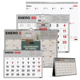 Calendarios murales y sobremesa CALENDARIO (2026) MIQUELRIUS BASIC&RECYCLED SURTIDO LOTE DE 52