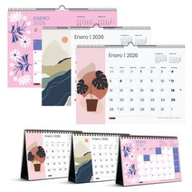 Calendarios murales y sobremesa CALENDARIO (2026) MIQUELRIUS TRENDS SURTIDO LOTE DE 24
