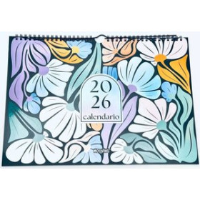 Calendarios murales y sobremesa CALENDARIO (2026) MOOVING PARED FLORAL MENSUAL 325x250