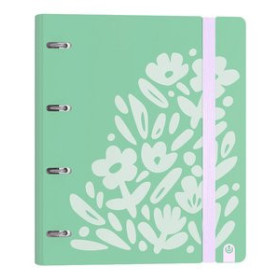 Carpebloc CARPEBLOC CARCHIVO FOAM 360 PRINT#2 PP A4+ 4 an.MIXTAS 35mm con REC. 100 hj. CUADRIC.5x5 VERDE