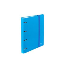 Carpebloc CARPEBLOC CARCHIVO LUZ CARTON FORRADO A4 4 an.MIXTAS 35mm con REC. 100 hj. CUADRIC.4x4 AZUL