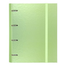 Carpebloc CARPEBLOC CARCHIVO METAL PP Fº 4 an.MIXTAS 35mm con REC. 100 hj. CUADRIC.5x5 VERDE