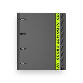 Carpebloc CARPEBLOC CARCHIVO 360 DO NOT CROSS FOAM PP A4+ 4 an.MIXTAS 35mm con REC. 100 hj. HORIZONTAL CHARCOAL