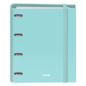 Carpebloc CARPEBLOC DOHE SERENITY A4 4 ANILLAS MIXTAS 35 mm con RECAMBIO 100hj. 90gr. CUADRIC.5x5 VERDE