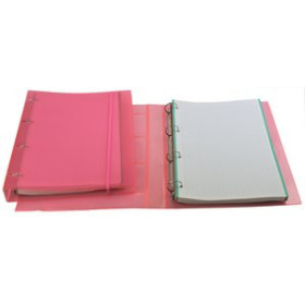 Carpebloc CARPEBLOC IBERPLAS NEON TRANSLUCIDO A4 4 an.25mm con REC.120 hj. 90 gr.SURTIDOS