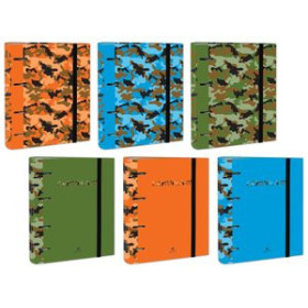 Carpebloc CARPEBLOC MARIOLA A4 4 an.MIXTAS 40 mm SIN RECAMBIO SERIE COLE CAMUFLAJE  EXPOSITOR DE 12