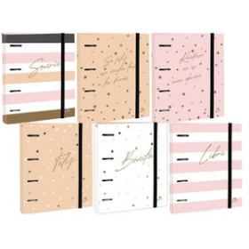 Carpebloc CARPEBLOC MARIOLA A4 4 an.MIXTAS 40 mm SIN RECAMBIO SERIE UNI 2 EXPOSITOR DE 12