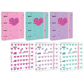 Carpebloc CARPEBLOC MARIOLA UNI 4 an.40mm  con REC. 100 hj. CUADRIC.4x4 90g SURTIDO LOVE EXPOSITOR DE 10