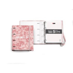 Carpebloc CARPEBLOC MIQUELRIUS ANTIVIRAL TIE DYE CARTON FORRADO A4 4 an.MIXTAS 35mm con REC.100 hj. 90 gr. ROSA