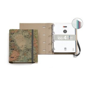 Carpebloc CARPEBLOC MIQUELRIUS ECO CARTON FORRADO A4 4 an.MIXTAS 35mm con REC.100 hj. 90 gr. ECOMAPS