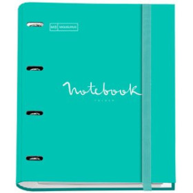 Carpebloc CARPEBLOC MIQUELRIUS EMOTIONS CARTON FORRADO A4 4 an.MIXTAS 35mm con REC.100 hj. 90 gr. TURQUESA