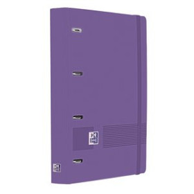 Carpebloc CARPEBLOC OXFORD SCHOOL EUROPEANBINDER LIVE&GO POLYFOAM A4+ 4 an.MIXTAS 35mm con RECAMBIO 100 hj. CUADRIC.5x5 LILA