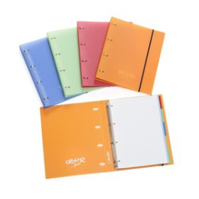 Carpebloc CARPEBLOC PARDO STUDIO STYLE A4 4 an.20mm con REC.100 hj. 90 gr. y SEPARADORES EXPOSITOR de 8