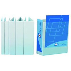 Carpetas de anillas personaliz.(canguro) CARPETA CANGURO IBERPLAS PVC A4 2 an.MIXTAS 25mm BLANCO