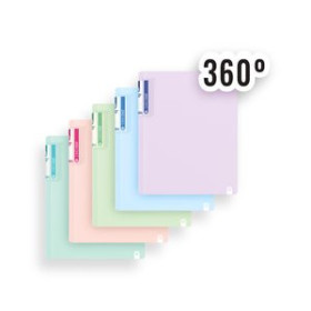 Carpetas de anillas CARPETA de ANILLAS CARCHIVO FOAM SOFT PP A4 4 an.MIXTA 25mm SURTIDO