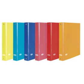 Carpetas de anillas CARPETA de ANILLAS ELBA CARTON FORRADO COLOR Fº 4 an.MIXTAS 25mm 6 col.surt. (13100920)