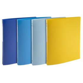 Carpetas de anillas CARPETA de ANILLAS EXACOMPTA BEE BLUE PP A4+ 4 an. 15mm SURTIDO (4 col.)