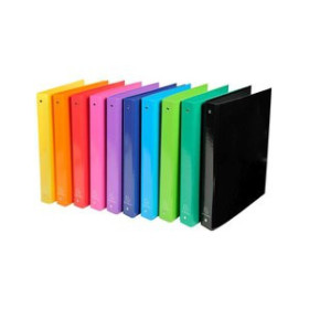 Carpetas de anillas CARPETA de ANILLAS EXACOMPTA FORRADO IDERAMA A4 4 an.REDONDA 30mm COLORES SURTIDOS