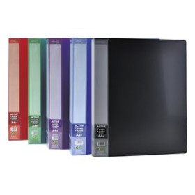 Carpetas de anillas CARPETA de ANILLAS OFFICE BOX PP TWILL SUPRA A4 4 an.25mm 5 col.surt.
