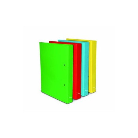 Carpetas de anillas CARPETA de ANILLAS PARDO STUDIO STYLE CARTON EXTRA FORRADO Fº 4 an. 25mm ROJO