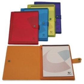 Carpetas de congresos y portadocumentos CARPETA de CONGRESOS GRAFOPLAS PP TRASLUC. A4 TRABILLA Y BROCHE LILA