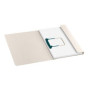Dosieres clip CARPETA de ENCUADERNAR JALEMA A4 con CLIPEX GRAN CAPACIDAD BEIGE PAQUETE DE 10