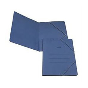 Carpetas de gomas CARPETA de GOMAS sin solapas SARO CARTON Nº8 MATE 4º AZUL