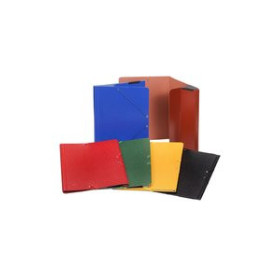 Carpetas de gomas CARPETA de GOMAS y BOLSA CARCHIVO CARTON Fº CUERO