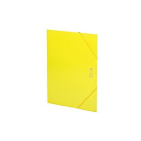 Carpetas de gomas CARPETA de GOMAS y SOLAPAS CARCHIVO LUZ CARTON PLASTIFICADO BRILLO Fº AMARILLO