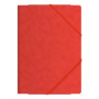 Carpetas de gomas CARPETA de GOMAS y SOLAPAS DOHE CARTON Fº ROJO