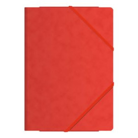 Carpetas de gomas CARPETA de GOMAS y SOLAPAS DOHE CARTON Fº ROJO