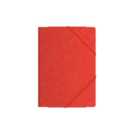 Carpetas de gomas CARPETA de GOMAS y SOLAPAS DOHE CARTON Fº ROJO