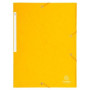 Carpetas de gomas CARPETA de GOMAS y SOLAPAS EXACOMPTA MAXI CARTON A4 con ETIQUETA AMARILLO