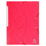 Carpetas de gomas CARPETA de GOMAS y SOLAPAS EXACOMPTA MAXI CARTON A4 con ETIQUETA ROJO