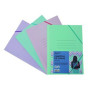 Carpetas de gomas CARPETA de GOMAS y SOLAPAS FABRISA CARTON Fº SURTIDO PASTEL