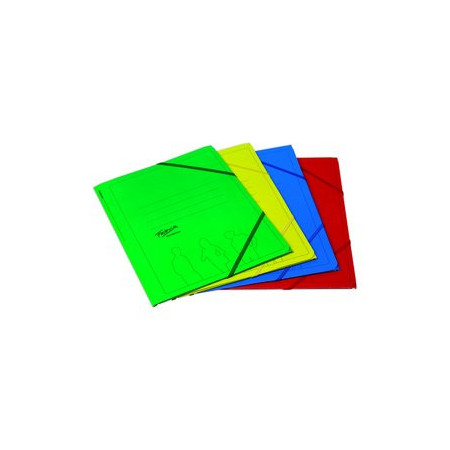 Carpetas de gomas CARPETA de GOMAS y SOLAPAS FABRISA CARTON Fº VERDE
