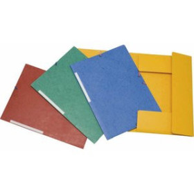 Carpetas de gomas CARPETA de GOMAS y SOLAPAS GRAFOPLAS CARTON Fº CARTONGRAF VERDE
