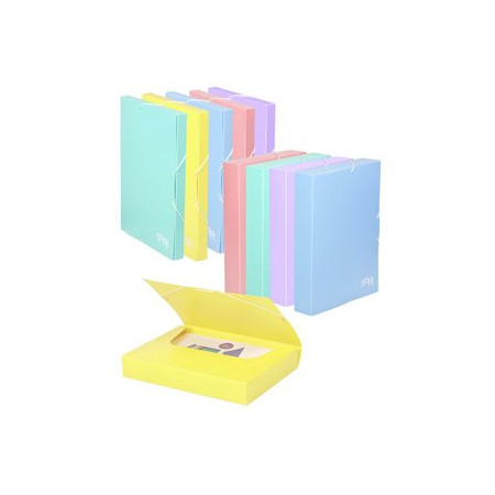 Carpetas de proyectos CARPETA de PROYECTOS CARCHIVO SOFT PP Fº GOMAS 5 cm TURQUESA