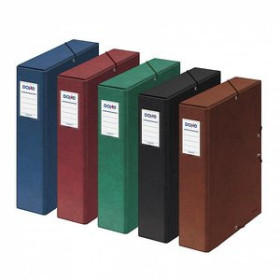 Carpetas de proyectos CARPETA de PROYECTOS DOHE CARTON A4 GOMAS 7 cm SURTIDAS